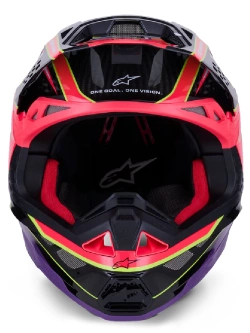 Kask enduro Alpinestars MX Supertech M10 Era różowo-fioletowy-fluo