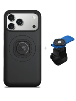 Zestaw: etui MAG na telefon iPhone 17 Pro Max (magnetyczne) + uchwyt Quad Lock montowany za pomocą paska z szybkozłączką