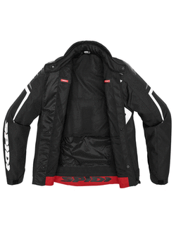 Kurtka motocyklowa tekstylna Spidi Sportmaster H2Out czarno-biała