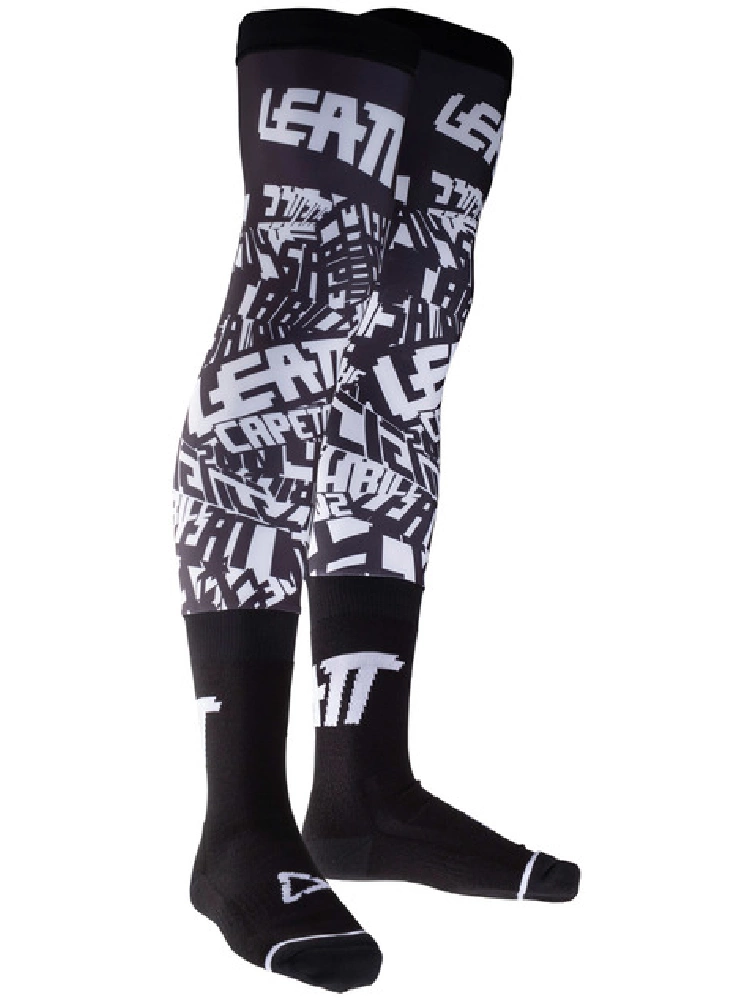 Skarpety pod ortezy Leatt Knee Brace czarno-białe