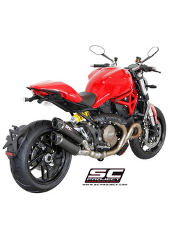 Podwójny tłumik SC-Project GP-Tech Carbon (Slip on) - Ducati Monster 1200 / S [14-16]