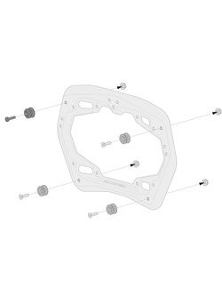 Zestaw: kufry boczne + stelaże PRO ABS Aero System Sw-Motech do Honda NC750XD (20-)