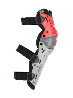 Nakolanniki motocyklowe Acerbis Impact Pro czerwono-szare