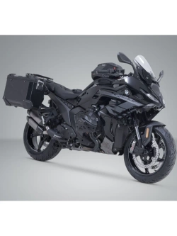 Zestaw: kufry boczne + stelaże PRO TRAX ADV SW-Motech BMW R 1300 R/ RS (25-) czarne [poj.: 2 x 37 L]
