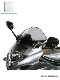 Szyba motocyklowa MRA Oryginalny kształt "O" Suzuki Bandit GSF 650 S (09-16) przeźroczysta