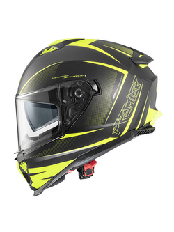 Kask integralny Premier Typhoon FR Y9 BM czarno-żółty matowy