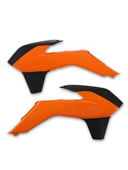 Osłony chłodnicy UFO do KTM SX / EXC / SX-F / EXC-F czarno-pomarańczowe