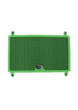 Osłona chłodnicy R&G aluminiowa do Kawasaki Ninja 250/400 (18-)/ Z400/ Z250 (19-) ziemona