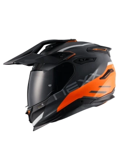 Kask adventure Nexx Y.Travl Quest czarno-pomarańczowy
