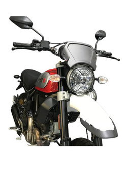 Owiewka płytowa PUIG Retroplate Ducati Scrambler (17-24) srebrna