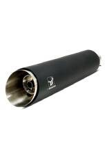 Tłumik motocyklowy IXRACE Custom Hyosung Bobber 125 (18-24) czarny, bez homologacji