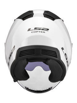 Kask otwarty LS2 OF600 Copter II Solid biały