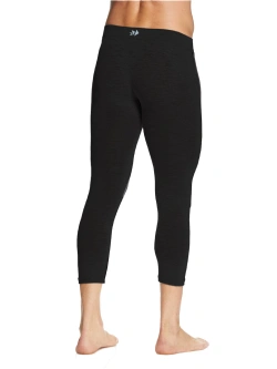 Legginsy termoaktywne SIXS PNX WB Merinos WindShell unisex czarne