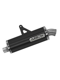 Tłumik Arrow Honda CRF1000L Africa Twin Adventure Sports [18-19], CRF1000L Africa Twin [16-19] [Maxi Race-Tech, Dark Aluminium + Stainless steel]