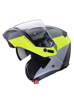 Kask szczękowy Caberg Horus Scout czarno-żółty matowy