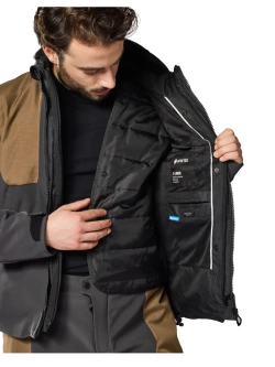 Kurtka motocyklowa tekstylna REV’IT! Potential GTX brązowo-szara