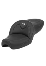 Kanapa motocyklowa dla kierowcy i pasażera Saddlemen Roadsofa CF Harley Davidson Sportster XL 883/ 1200 (79-03) czarna