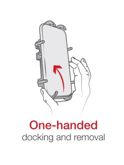 Uniwersalny uchwyt na telefon RAM Quick-Grip z podstawą w kształcie litery U - krótki