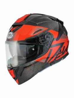 Kask integralny Premier Devil Carbon MN 2 czarno-czerwony