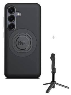 Zestaw: etui MAG na telefon Samsung Galaxy S25 (magnetyczne) oraz statyw/ selfie stick Quad Lock