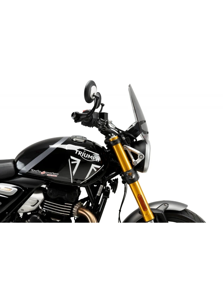Szyba motocyklowa sportowa PUIG Triumph Scrambler 400 X/ Speed 400 (24-) lekko przyciemniana