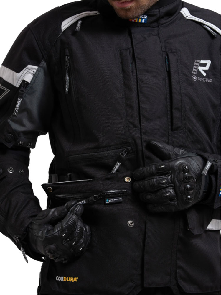 Kurtka motocyklowa tekstylna Rukka Madagasca-R czarna