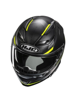 Kask integralny HJC F71 Carbon Esira czarno-żółty
