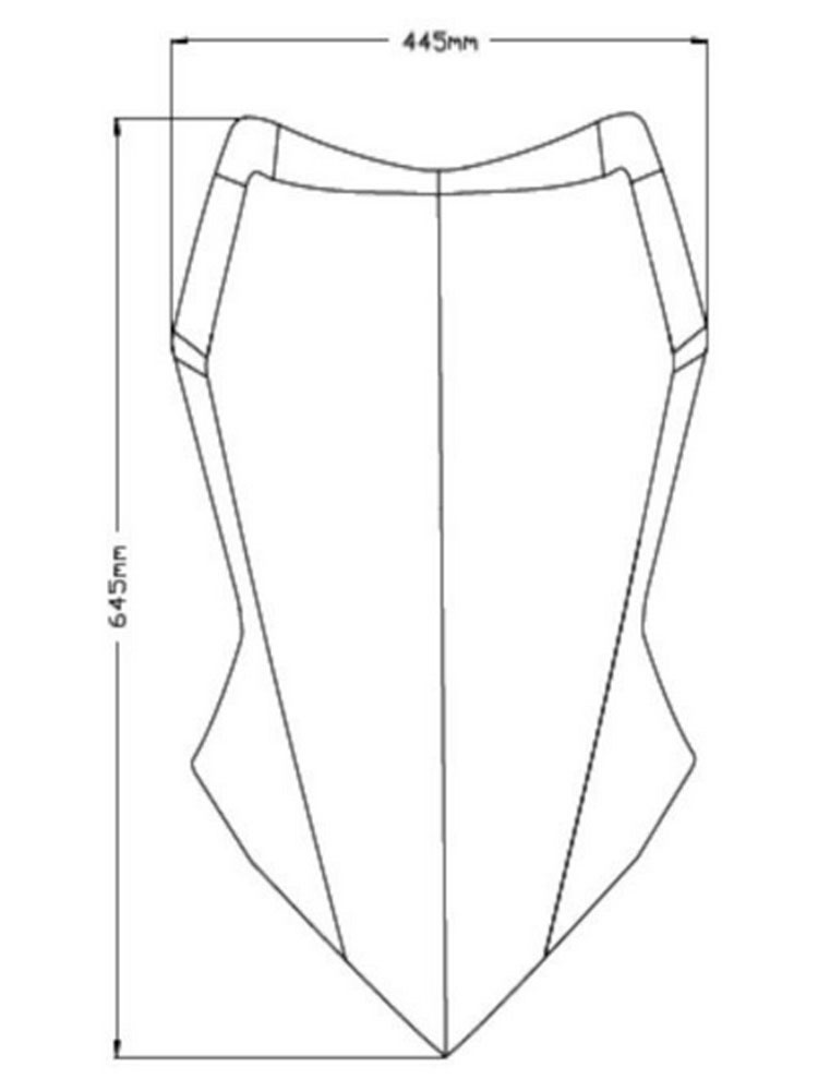 Szyba turystyczna PUIG do Yamaha TRACER 900 / GT (21-) lekko przyciemniana