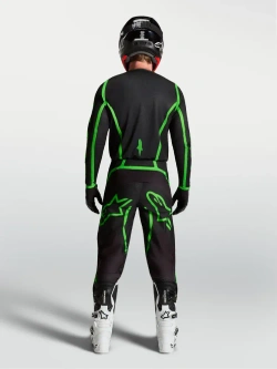 Spodnie cross Alpinestars MX Fluid Apex V2 czarno-zielone