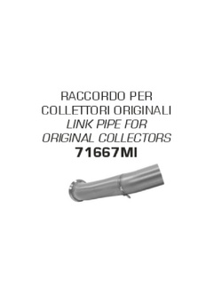 Rura łącząca Arrow KTM RC 125 [17-20]/ KTM RC 390 [17-20] 