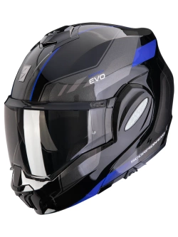 Kask szczękowy Scorpion Exo-Tech Evo Socius czarno-niebieski