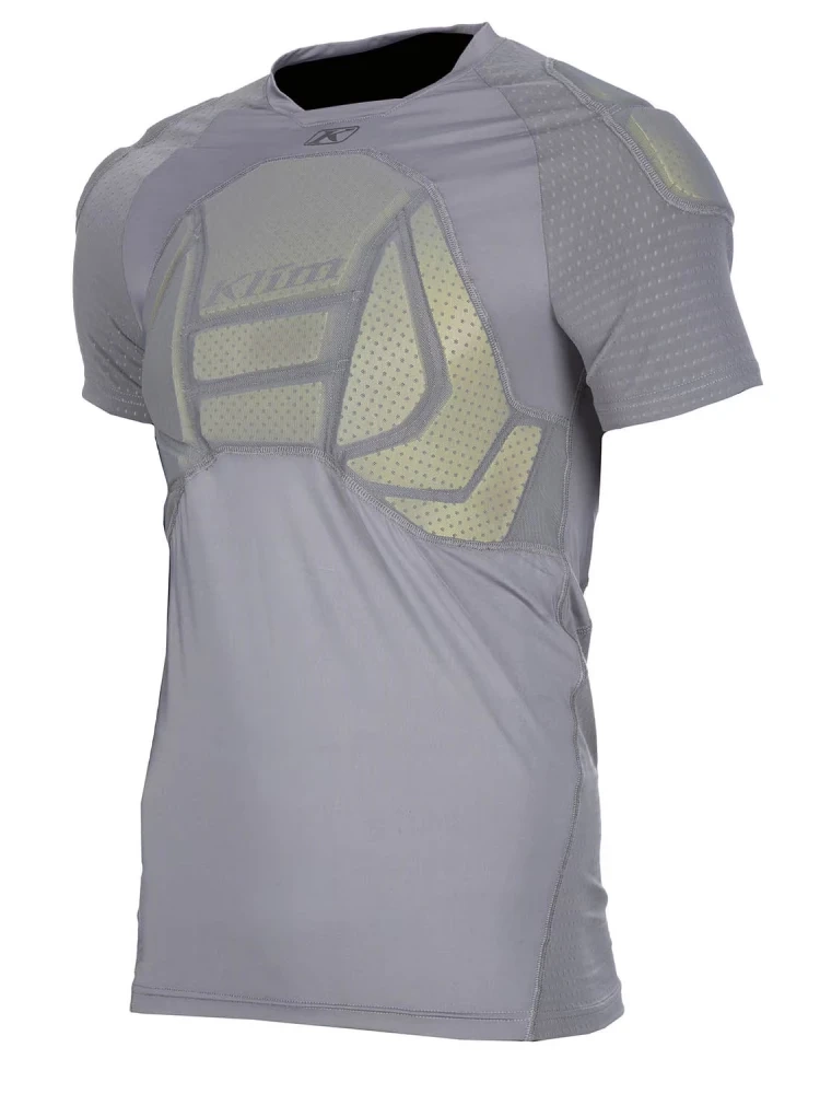 Koszulka z ochraniaczami Klim Tactical SS szara