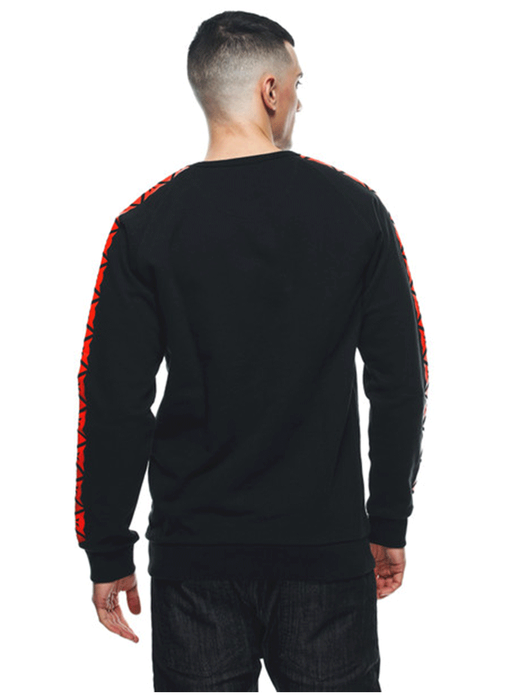 Bluza Dainese Stripes czarno-czerwona