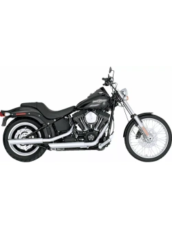 Tłumiki motocyklowe Vance & Hines 3" Twin Slash Harley Davidson Rocker/ Softail (wybrane modele) chromowane