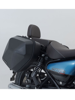Zestaw: kufry boczne plastikowe Urban ABS + stelaże SLC Sw-Motech Royal Enfield Meteor (19-) [pojemność: 2 x 16,5l]