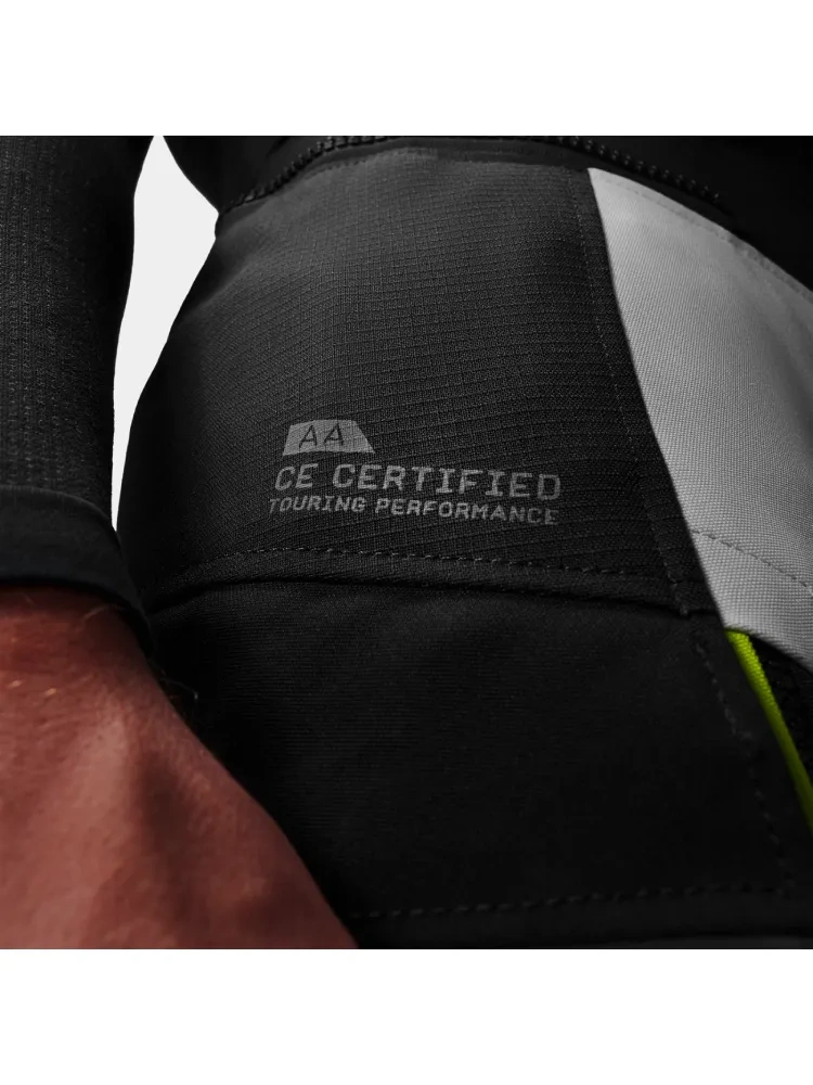 Spodnie motocyklowe tekstylne Shima Dune 2.0 G2 czarno-białe-fluo