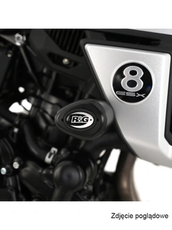 Crash pady Aero R&G Racing Suzuki GSX-8T/ GSX-8TT (25-)/ GSX-8S (23-) białe