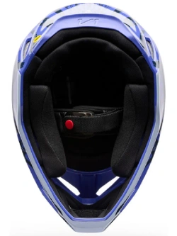 Kask enduro Fox V1 Diffuse czarno-fioletowy