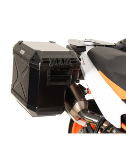 Zestaw: kufry boczne + stelaże Hepco&Becker Xplorer Cutout do KTM 890 SMT (23-) czarne