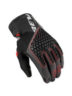Rękawice motocyklowe tekstylne REV’IT! Mangrove 2 szaro-czerwone
