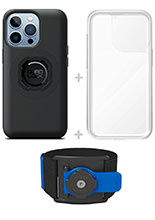 Zestaw do biegania: etui MAG na telefon iPhone 13 Pro (magnetyczne) + wodoodporny pokrowiec MAG + opaska sportowa Quad Lock
