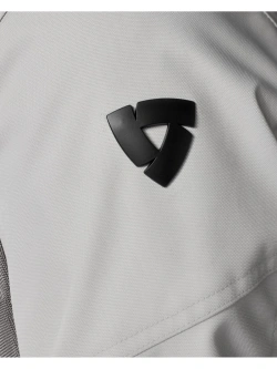 Kurtka motocyklowa tekstylna REV’IT! Torque 3 H2O jasnoszaro-czerwona