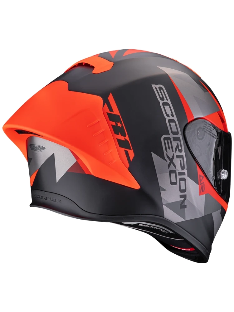 Kask integralny Scorpion EXO-R1 EVO II Air Valere czarno-czerwony matowy