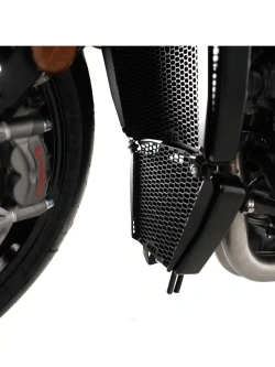 Osłona chłodnicy oleju R&G Racing Pro Aprilia Tuono V4 1100/ Factory (25-) czarna
