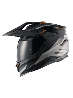 Kask adventure Nexx Y.Travl Quest czarno-szaro-pomarańczowy