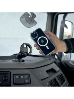 Uchwyt na telefon Lampa Mag Pro Orbit magnetyczny z przyssawką