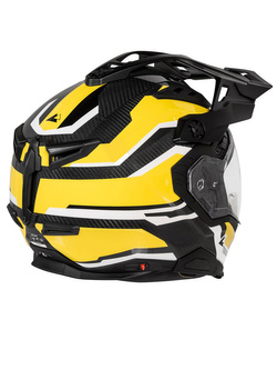 Kask adventure Touratech Aventuro Pro Carbon czarno-biało-zółty