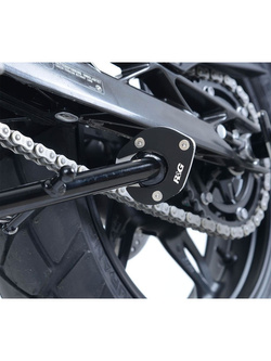 Poszerzenie stopki motocyklowej R&G BMW G 310 GS (17-25) srebrne