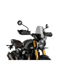 Szyba motocyklowa sportowa PUIG Triumph Scrambler 400 X/ Speed 400 (24-) lekko przyciemniana