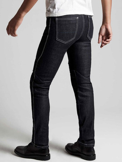 Jeansy motocyklowe damskie Spidi Furious Pro czarno-niebieskie